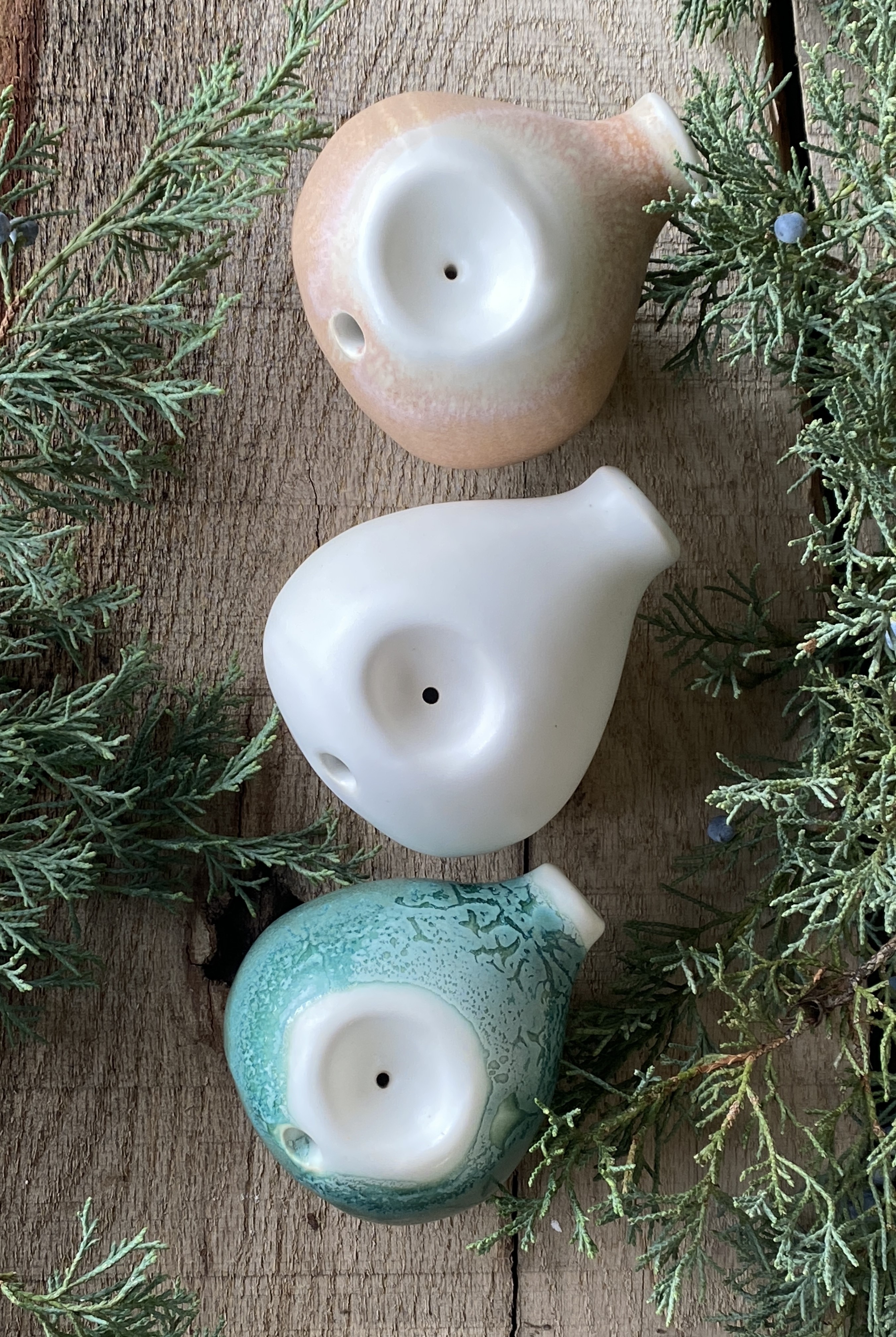 Group of ceramic pipes